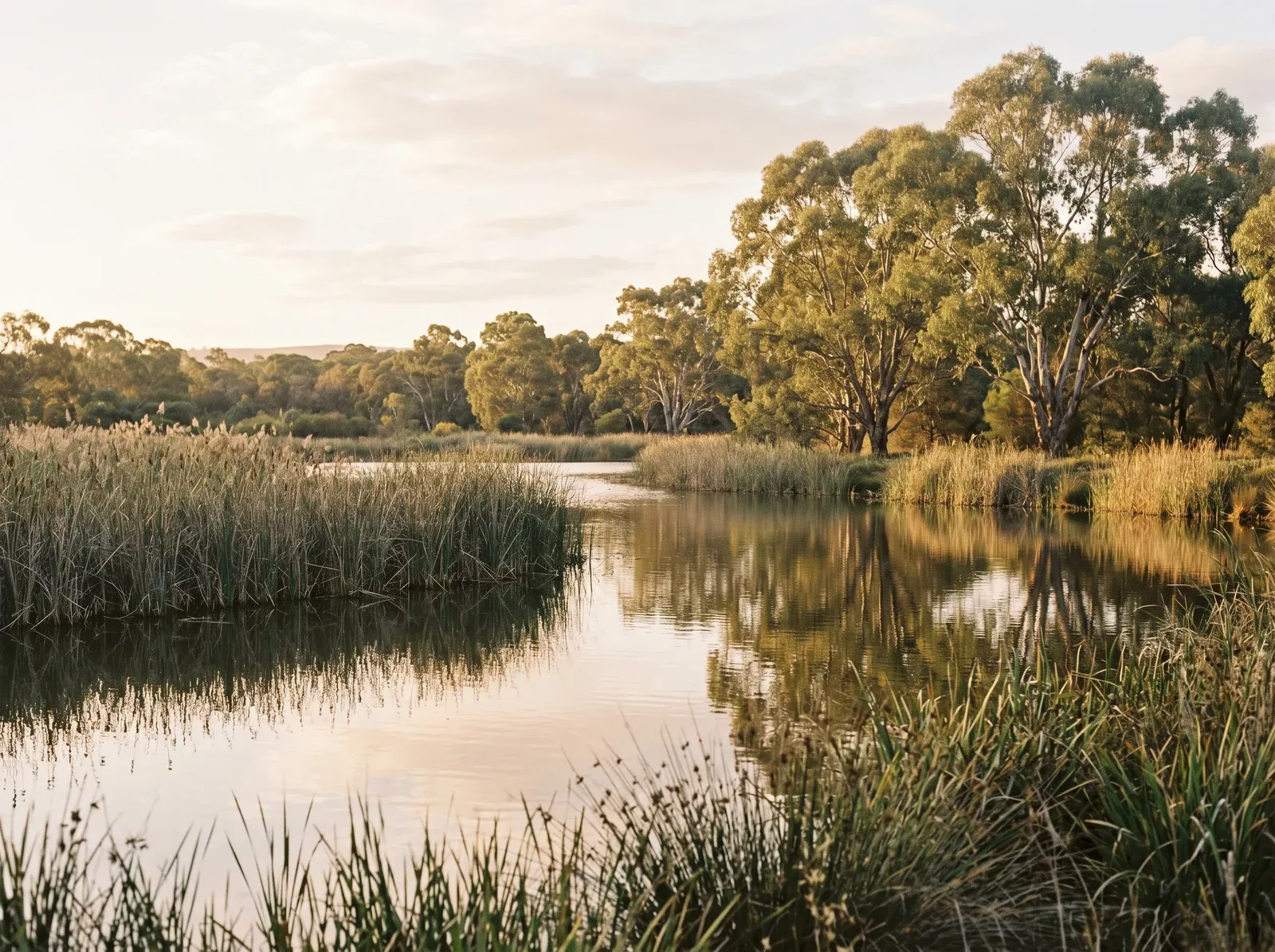 A calm reserve with wetlands in Adelaide’s north